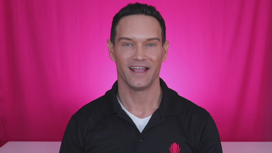 Cody Montarbo using talking about advanced exfoliating cleanser